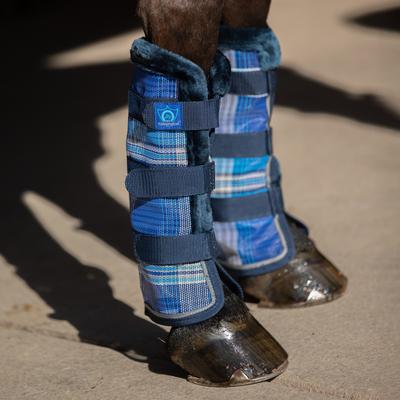 Show full view: Kensington Protective Products Protective Horse Fly Boots, Kentucky Blue, Oversize, 2 count slide 5 of 9