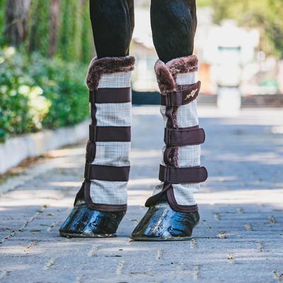 Show full view: Kensington Protective Products Protective Horse Fly Boots, Desert Sand, Cob/Arab, 2 count slide 2 of 9