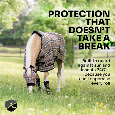 Show full view: Kensington Protective Products UV Protective Horse Fly Sheet, 66-in, Yellowstone slide 7 of 8