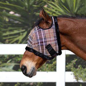 Kensington Protective Products Signature Horse Fly Mask, Deluxe Black, Large