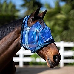 Kensington Protective Products Signature Horse Fly Mask, Kentucky Blue, Average slide 2 of 8