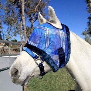 Kensington Protective Products Signature Horse Fly Mask, Kentucky Blue, Average