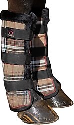 Kensington Protective Products Protective Horse Fly Boots, Deluxe Black, Oversize, 2 count