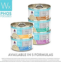 Weruva Wx Phos Focused Pate Variety Pack Grain-Free Wet Cat Food, 3-oz can, case of 12 slide 2 of 9