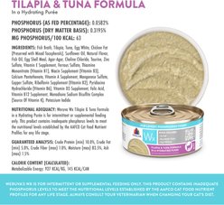 Weruva Wx Phos Focused Tilapia & Tuna Formula Grain-Free Puree Wet Cat Food, 5.5-oz can, 8 count slide 2 of 9