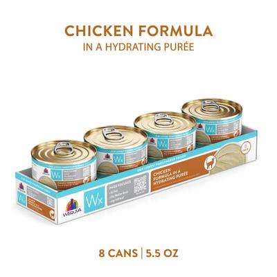 Show full view: Weruva Wx Phos Focused Chicken Formula Grain-Free Puree Wet Cat Food, 5.5-oz can, 8 count slide 3 of 13