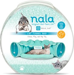 Nala Tunnel Bed Cat Toy, Teal slide 2 of 4