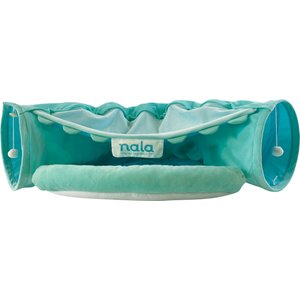 Nala Tunnel Bed Cat Toy, Teal