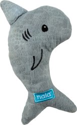 Nala Shark Plush Cat Toy with Catnip, Grey