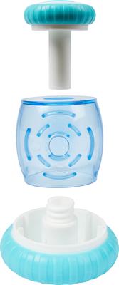 Show full view: Nala Wheelie Drum Treat Dispensing Cat Toy with Catnip, Blue slide 2 of 9