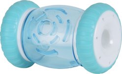 Nala Wheelie Drum Treat Dispensing Cat Toy with Catnip, Blue