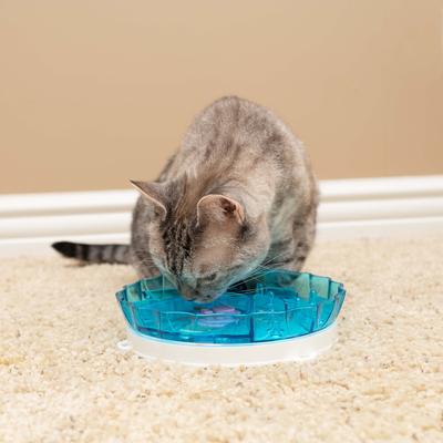 Show full view: Nala Kitty Reward Puzzle Feeder Cat Toy, Blue/Purple slide 6 of 8