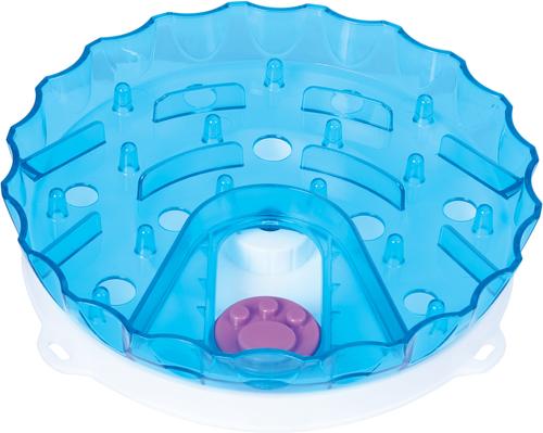 Show full view: Nala Kitty Reward Puzzle Feeder Cat Toy, Blue/Purple slide 3 of 8
