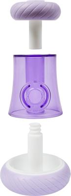 Show full view: Nala Wheelie Arch Treat Dispensing Cat Toy with Catnip, Purple slide 3 of 9