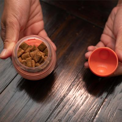 Show full view: Nala Goody Wobbler Treat Dispensing Cat Toy, Salmon slide 5 of 7