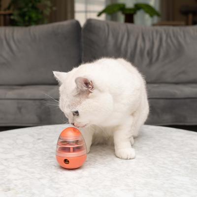 Show full view: Nala Goody Wobbler Treat Dispensing Cat Toy, Salmon slide 4 of 7