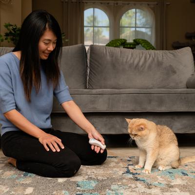 Show full view: Nala Electronic Laser Pointer & Ball Cat Toy, Multi Color, 2 count slide 4 of 6