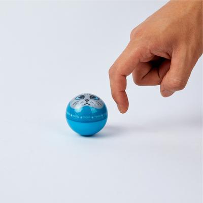 Show full view: Nala Wacky Bouncer LED Ball Cat Toy, Purple/Blue, 2 count slide 3 of 6