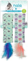 Nala Kicker Plush Cat Toy with Catnip, Multi Color, 2 count slide 2 of 6