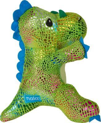 Show full view: Nala Dino Plush Cat Toy with Catnip, Green slide 3 of 6