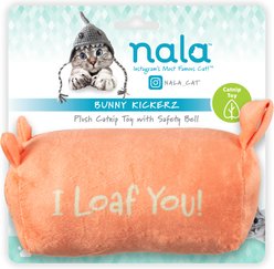 Nala Loaf Plush Cat Toy with Catnip, Pink slide 2 of 9