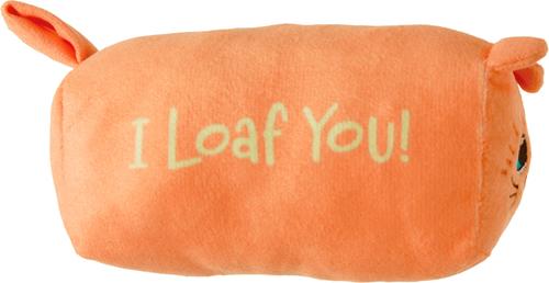 Show full view: Nala Loaf Plush Cat Toy with Catnip, Pink slide 4 of 10