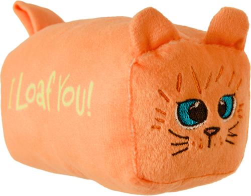 Show full view: Nala Loaf Plush Cat Toy with Catnip, Pink slide 6 of 10