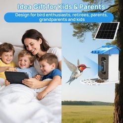 Bueteka Smart Solar Powered Bird Feeder with Camera slide 2 of 9