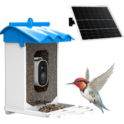 Bueteka Bueteka Smart Solar Powered Bird Feeder with Camera