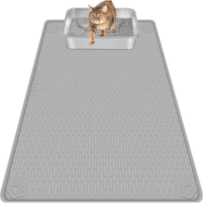 Bartuke Bartuke Silicone Cat Litter Trapping Mat, X-Large: 40 x 28-in