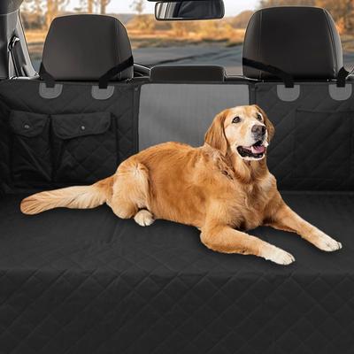 Show full view: BingoPaw Travel Hammock Car Back Seat Cover, Black, Jumbo slide 8 of 10