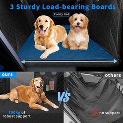 BingoPaw Travel Hammock Car Back Seat Cover, Black, Jumbo slide 2 of 9