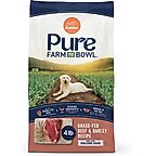 CANIDAE Pure Farm To Bowl Grass-Fed Beef & Barley Recipe Dry Dog Food, 4-lb bag