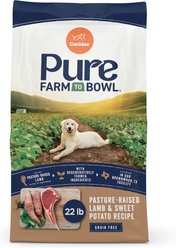 CANIDAE Pure Farm To Bowl Pasture-Raised Lamb & Sweet Potato Recipe Dry Dog Food, 22-lb bag