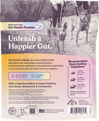 Show full view: Bundle x Joy Rise & Shine Chicken Grain-Free Superfood Bars Jerky Dog Treats, 16-oz bag slide 3 of 8