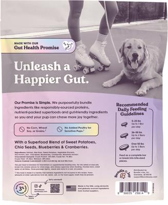 Show full view: Bundle x Joy Ride & Vibe Salmon Grain-Free Superfood Bars Jerky Dog Treats, 16-oz bag slide 3 of 8