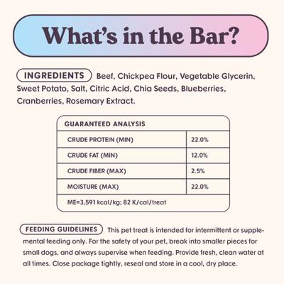 Show full view: Bundle x Joy Leash & Load Beef Grain-Free Superfood Bars Jerky Dog Treats, 16-oz bag slide 5 of 8