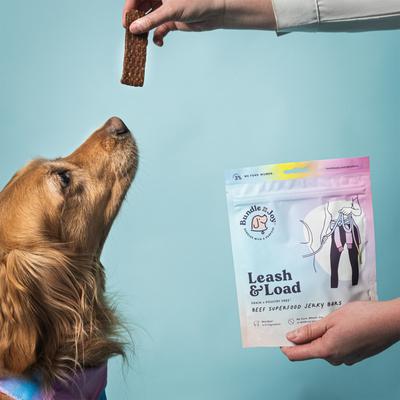 Show full view: Bundle x Joy Leash & Load Beef Grain-Free Superfood Bars Jerky Dog Treats, 16-oz bag slide 6 of 8