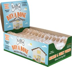 The Lazy Dog Cookie Co. Buy A Bone Help Give A Dog A Home Grain-Free Chicken & Sweet Potato Adult Crunchy Baked Dog Treats, 2.75-oz