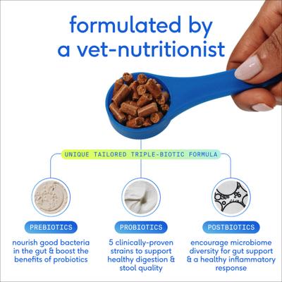 Show full view: Native Pet GutWell Power Poop Probiotics Gut Health & Digestive Health Supplement for Dogs, 12.7-oz bag slide 5 of 11