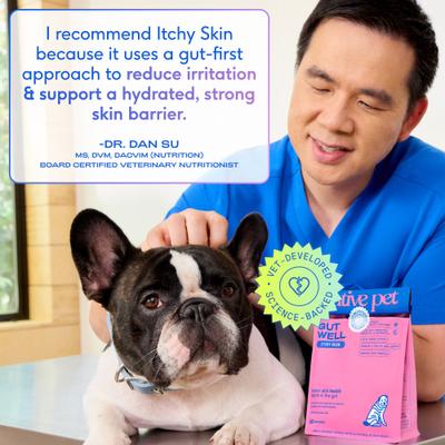 Show full view: Native Pet GutWell Itchy Skin Relief Supplement for Dogs with Probiotics, 12.7-oz bag slide 6 of 11