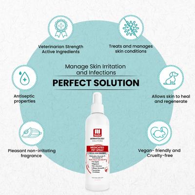 Show full view: Nootie Medicated Dog & Cat Antibacterial Spray, 8-fl oz bottle slide 4 of 7