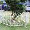 Show in main carousel: BingoPaw 5 Panel Decorative Metal Garden Dog Fence, White slide 8 of 10