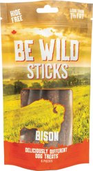 Be Wild Exotic Bison Dog Sticks, 3.5-oz bag