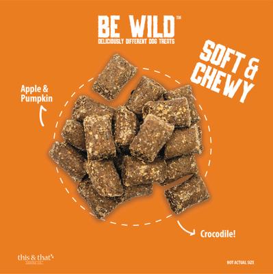 Show full view: Be Wild Exotic Treats & Trainers Crocodile Dog Treats, 5.3-oz bag slide 5 of 9