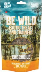Be Wild Exotic Treats & Trainers Crocodile Dog Treats, 5.3-oz bag