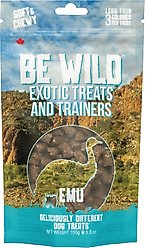 Be Wild Exotic Treats & Trainers Emu Dog Treats, 5.3-oz bag