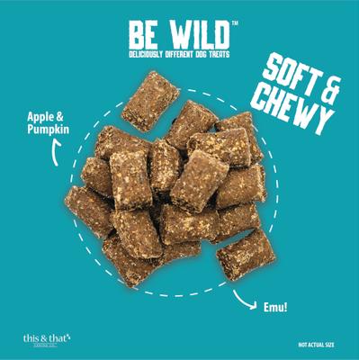 Show full view: Be Wild Exotic Treats & Trainers Emu Dog Treats, 5.3-oz bag slide 5 of 9