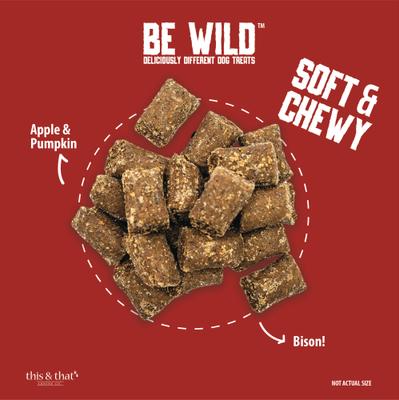 Show full view: Be Wild Exotic Treats & Trainers Bison Dog Treats, 5.3-oz bag slide 5 of 9