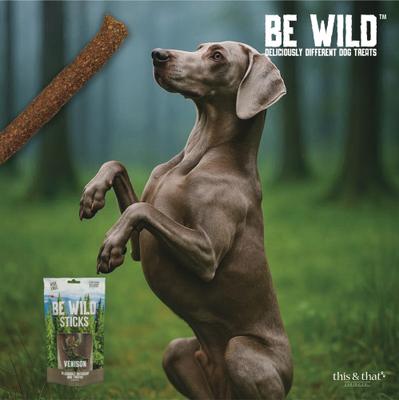 Show full view: Be Wild Exotic Venison Dog Sticks, 3.5-oz bag slide 7 of 9